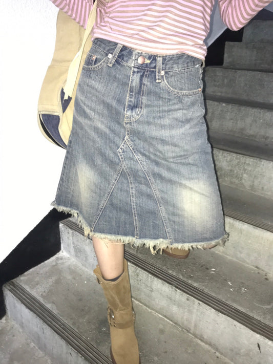 Nostalgic Denim Skirt