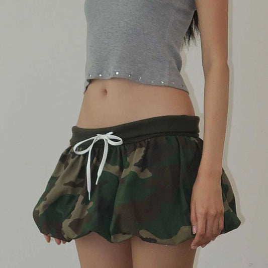 Camo Bubble Skirt